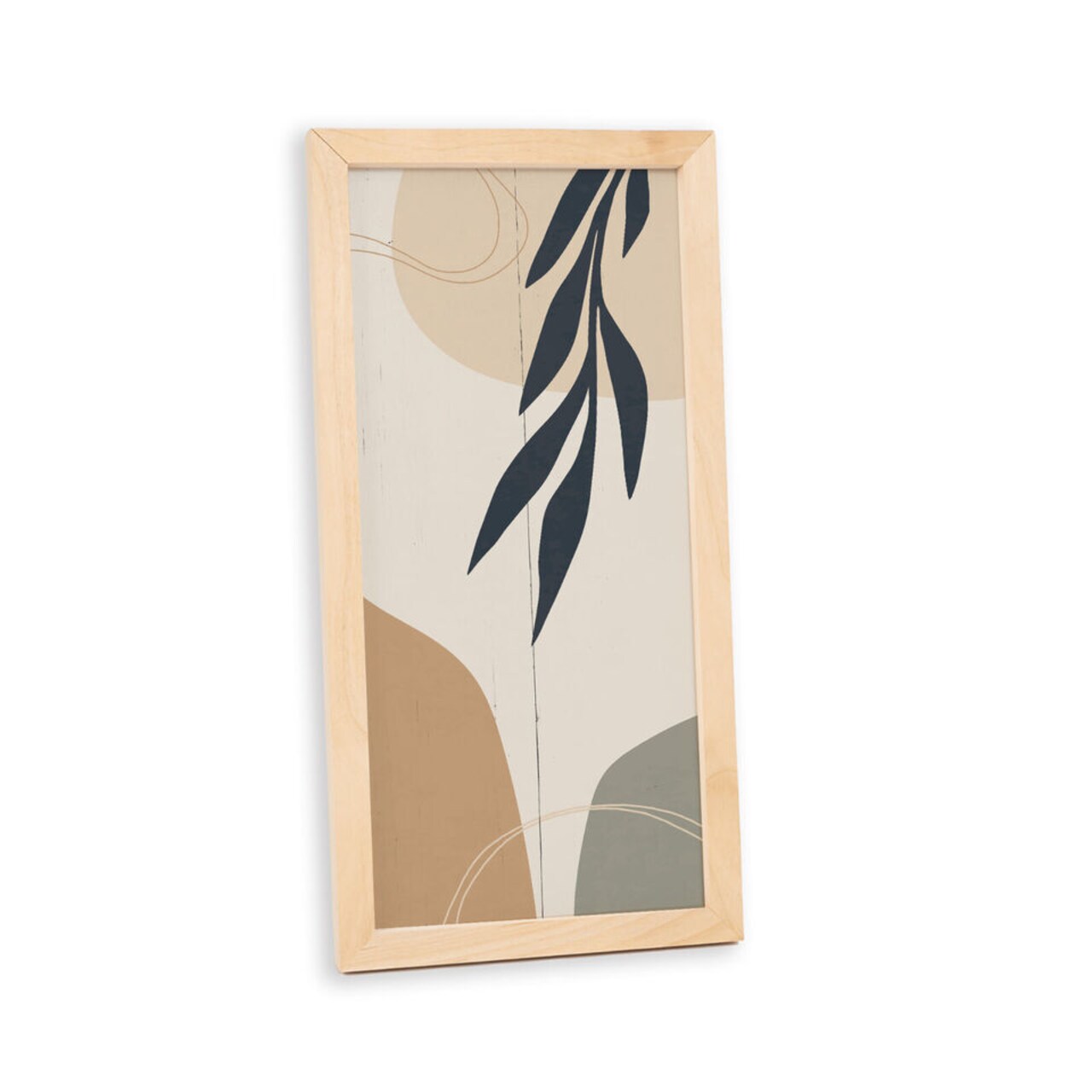 Botanical Wall Art Pastel Wood Sign Framed Housewarming Gift Boho